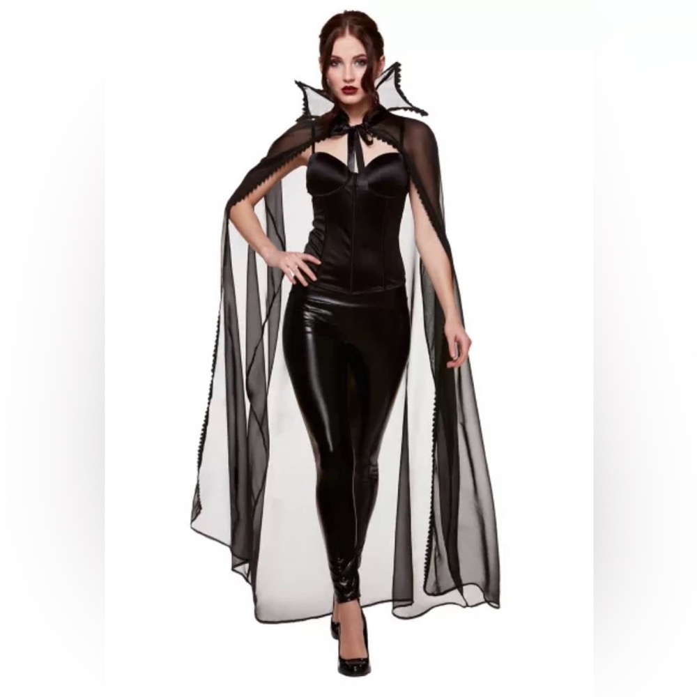 Spirit Vampiress Sheer with Lace Cape